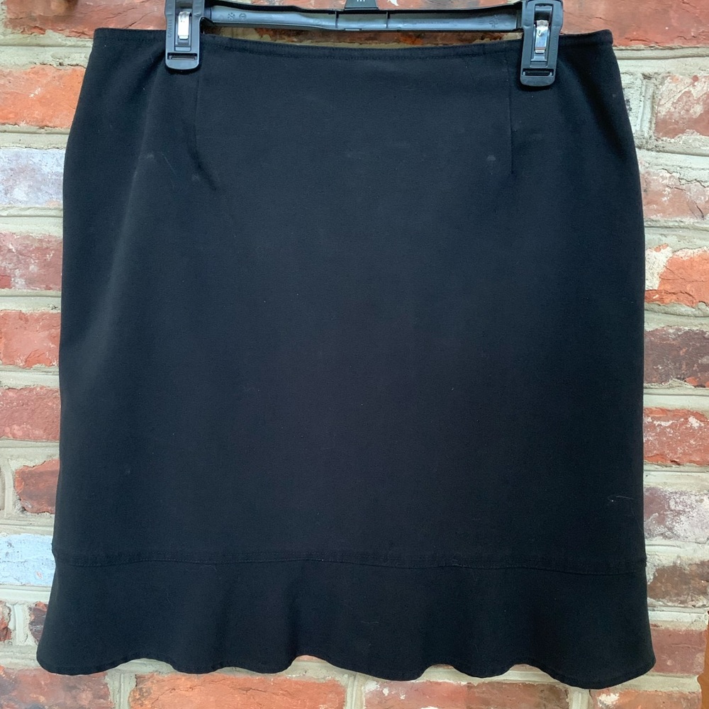 Skirtology ruffle black skirt